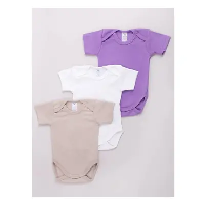 Yoclub Kidss Short Sleeve Bodysuits 3-Pack BOD-0501G-003K 88825274