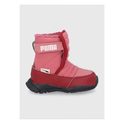 Dětské sněhule Puma 380746.G růžová barva 85050331