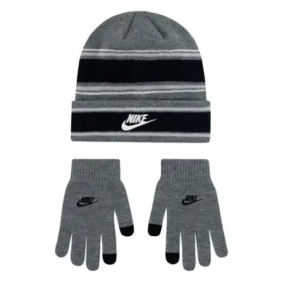 Nike multi stripe beanie set HEATHER 89918756