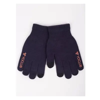 Yoclub Kidss Gloves RED-0245C-AA5E-006 Navy Blue 87033267