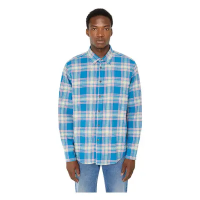 Diesel Shirt - S-UMBE-CHECK-NW SHIRT blue 95272622