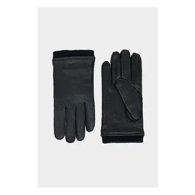 RUKAVICE GANT WOOL LINED LEATHER GLOVES BLACK 84606274