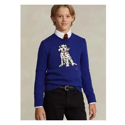 Dětský bavlněný svetr Polo Ralph Lauren lehký 86541246