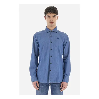 KOŠILE LA MARTINA MAN SHIRT L/S LIGHT DENIM 86336324