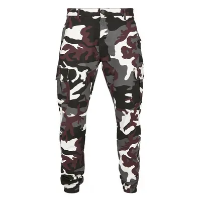 URBAN CLASSICS Camo Cargo Jogging Pants 2.0 - wine camo 43845314