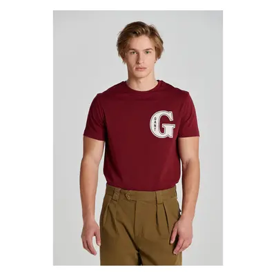 TRIČKO GANT G GRAPHIC T-SHIRT PLUMPED RED 87700476