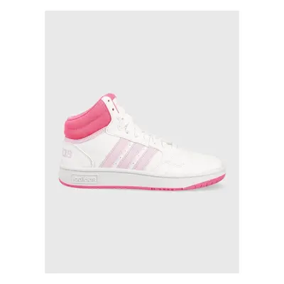 Dětské sneakers boty adidas Originals HOOPS MID 3.0 K bílá barva 82427694