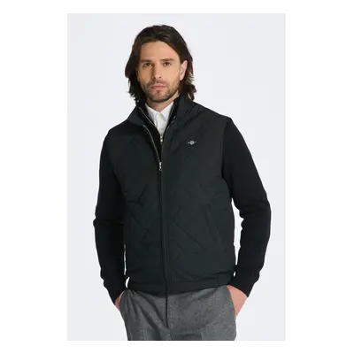 VESTA GANT QUILTED WINDCHEATER VEST BLACK 89791905