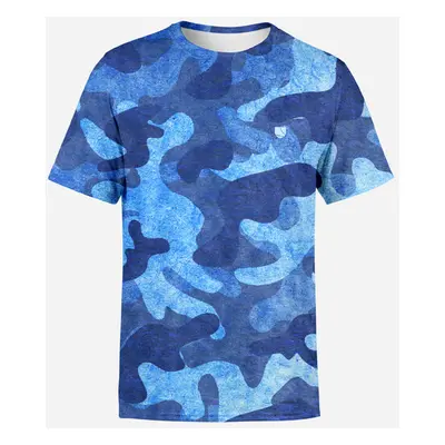 UTOPY Pánské sportovní tričko Art of Camo Blue 90556820