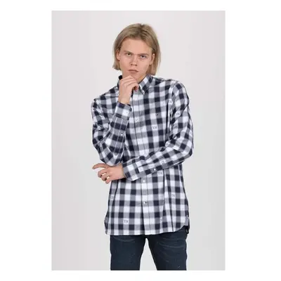 Tommy Hilfiger Shirt - WCC SLIM MONOGRAM CHECK SHIRT dark blue-white 95271789