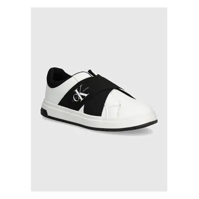 Dětské sneakers boty Calvin Klein Jeans bílá barva, V3X9-81056 95601235