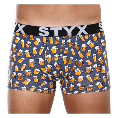 Pánské boxerky Styx art sportovní guma pivo (G1357) 84156557