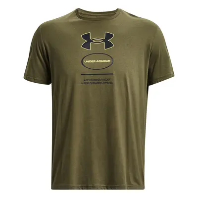 Tričko Under Armour M Branded Gel Stack Ss Marine Od Green 91671509