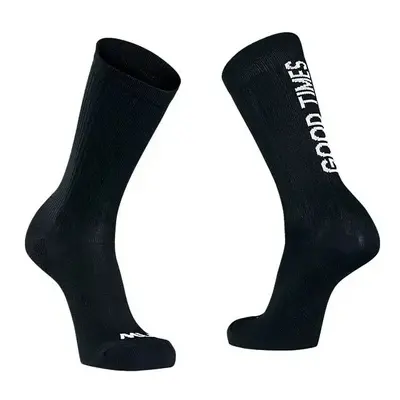 Cyklistické ponožky NorthWave Good Time Great Lines Winter Sock Black 92856047