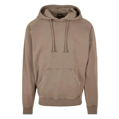 URBAN CLASSICS Overdyed Hoody - darkkhaki 66066098