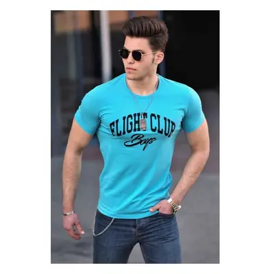 Madmext Mens Blue Printed T-Shirt 4591 91224671