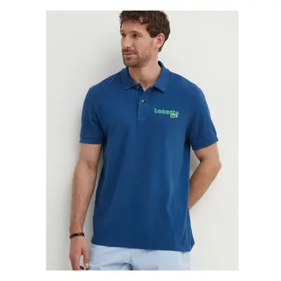 Bavlněné polo tričko Lacoste s potiskem 92068893