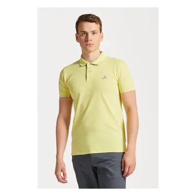 POLOKOŠILE GANT CONTRAST COLLAR PIQUE SS RUGGER CLEAR YELLOW 77162662