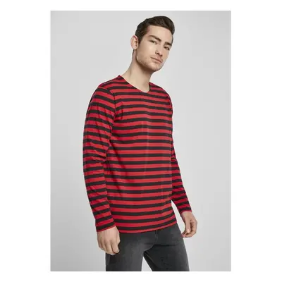 Urban Classics Regular Stripe LS vypalovaný/bl 89537017