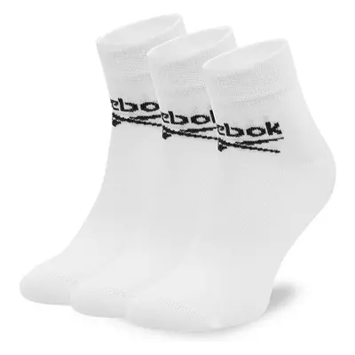 Sada 3 párů vysokých ponožek unisex Reebok 91633916