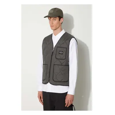 Vesta Awake NY Quilted Vest šedá barva, SP24-OT003 94156609