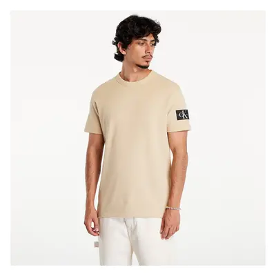 Tričko Calvin Klein Jeans Badge Waffle Tee Khaki 95684757