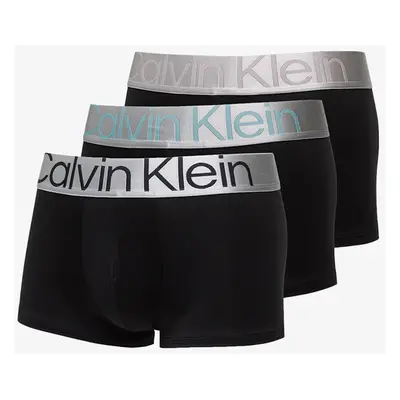 Boxerky Calvin Klein Reconsidered Steel Low Rise Trunk 3-Pack Black S 95715247