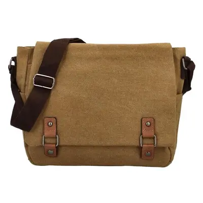 Turbo bags Stylová textilní crossbody taška Dimitros, camel 95162256