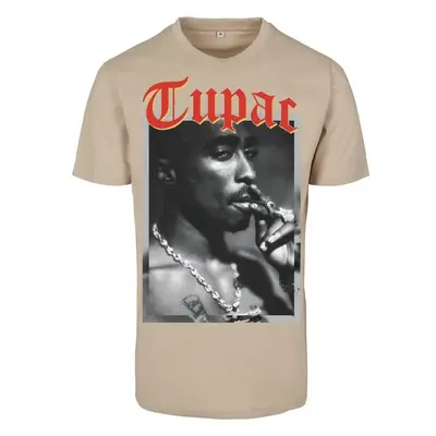 MISTER TEE Pánské tričko Tupac California Love Tee - sand 77204069