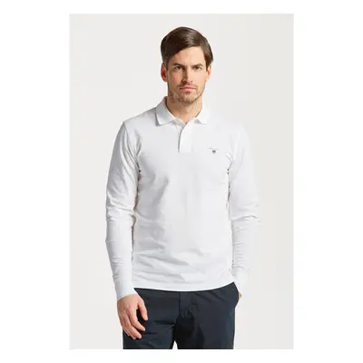 POLOKOŠILE GANT ORIGINAL PIQUE LS RUGGER WHITE 80275391