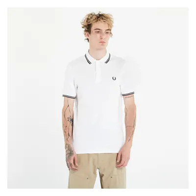 Tričko FRED PERRY Twin Tipped Short Sleeve Tee White L 87318169