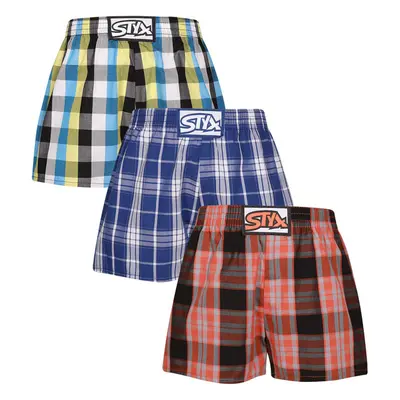 3PACK dětské trenky Styx klasická guma vícebarevné (3J102426) 6-8 let 91911864