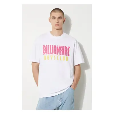 Bavlněné tričko Billionaire Boys Club Straight Logo bílá barva, s 94156470