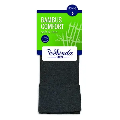 Tmavě hnědé pánské ponožky Bellinda BAMBUS COMFORT SOCKS 64378271