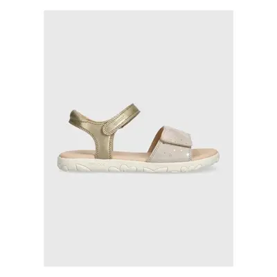 Dětské sandály Geox SANDAL HAITI béžová barva 89638865