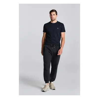 TEPLÁKY GANT TONAL ARCHIVE SHIELD PANTS BLACK 73872319