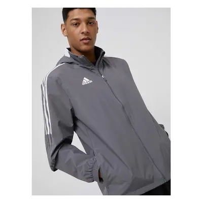 Sportovní bunda adidas Performance šedá barva 67743567