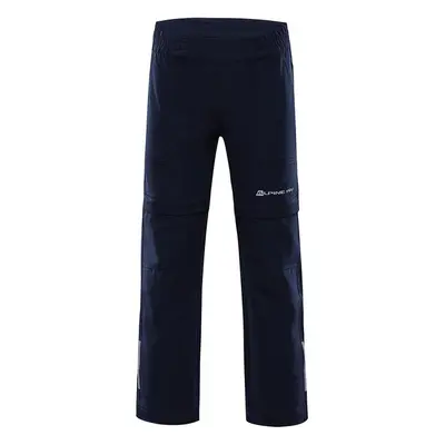 Dětské softshellové kalhoty Alpine Pro PANTALEO 4 - tmavě modrá 70036462