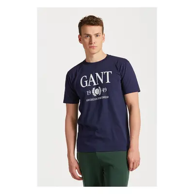 TRIČKO GANT RETRO CREST T-SHIRT CLASSIC BLUE 76936453