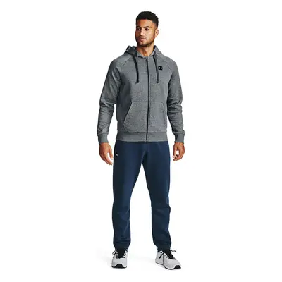 Mikina Under Armour Rival Fleece Fz Hoodie Pitch Gray Light Heather S 90391207