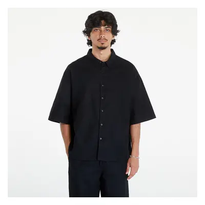 Košile Urban Classics Boxy Cotton Linen Shirt Black L 93889504