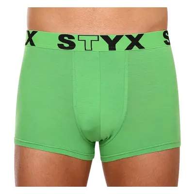 Pánské boxerky Styx sportovní guma zelené (G1069) 65648487