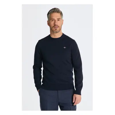 SVETR GANT CTN/WO C-NECK EVENING BLUE 84606500