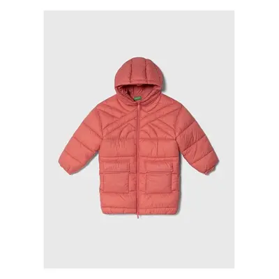 Dětská bunda United Colors of Benetton fialová barva 86441414