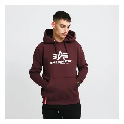 Alpha Industries Inc. Mikina Alpha Industries Basic Hoody Dark Wine 87254518