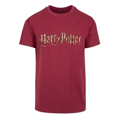 MERCHCODE Pánské tričko Harry Potter Logo - červené 88139262