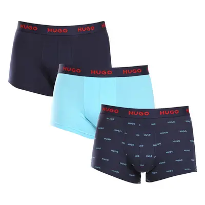 3PACK pánské boxerky HUGO vícebarevné (50480170 440) 90375569