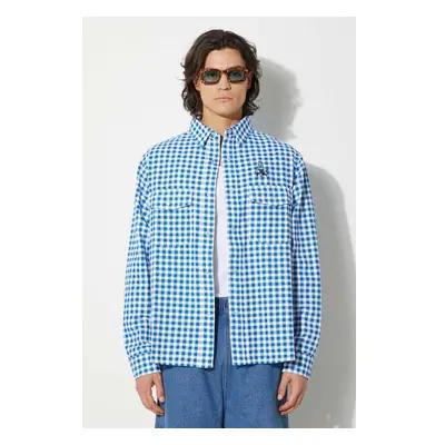 Bavlněná košile ICECREAM Longsleeve Printed Check Shirt relaxed, s 95691593