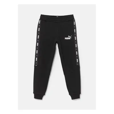 Dětské tepláky Puma ESS Tape Sweatpants FL cl B černá barva, s 95882449