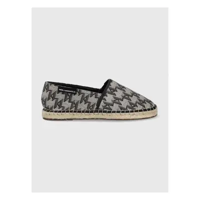 Espadrilky Karl Lagerfeld Kamino šedá barva 69083880